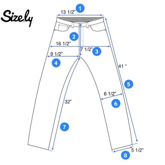 Guido & Mary low-rise pants in size 26 - Picture 5 of 5
